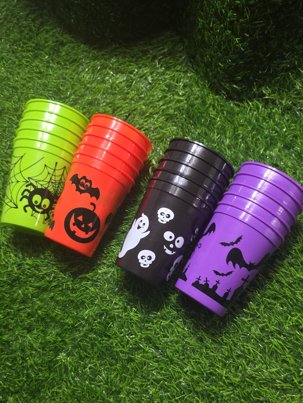 Halloween Plastic Cups Set Of 20